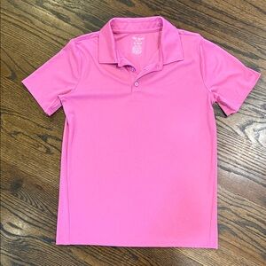 Boy’s Tek Gear Vibrant Pink Dry Tek Polo